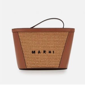 MARNI - Brown and Tan Tropicalia Pouch - Excellent Condition!